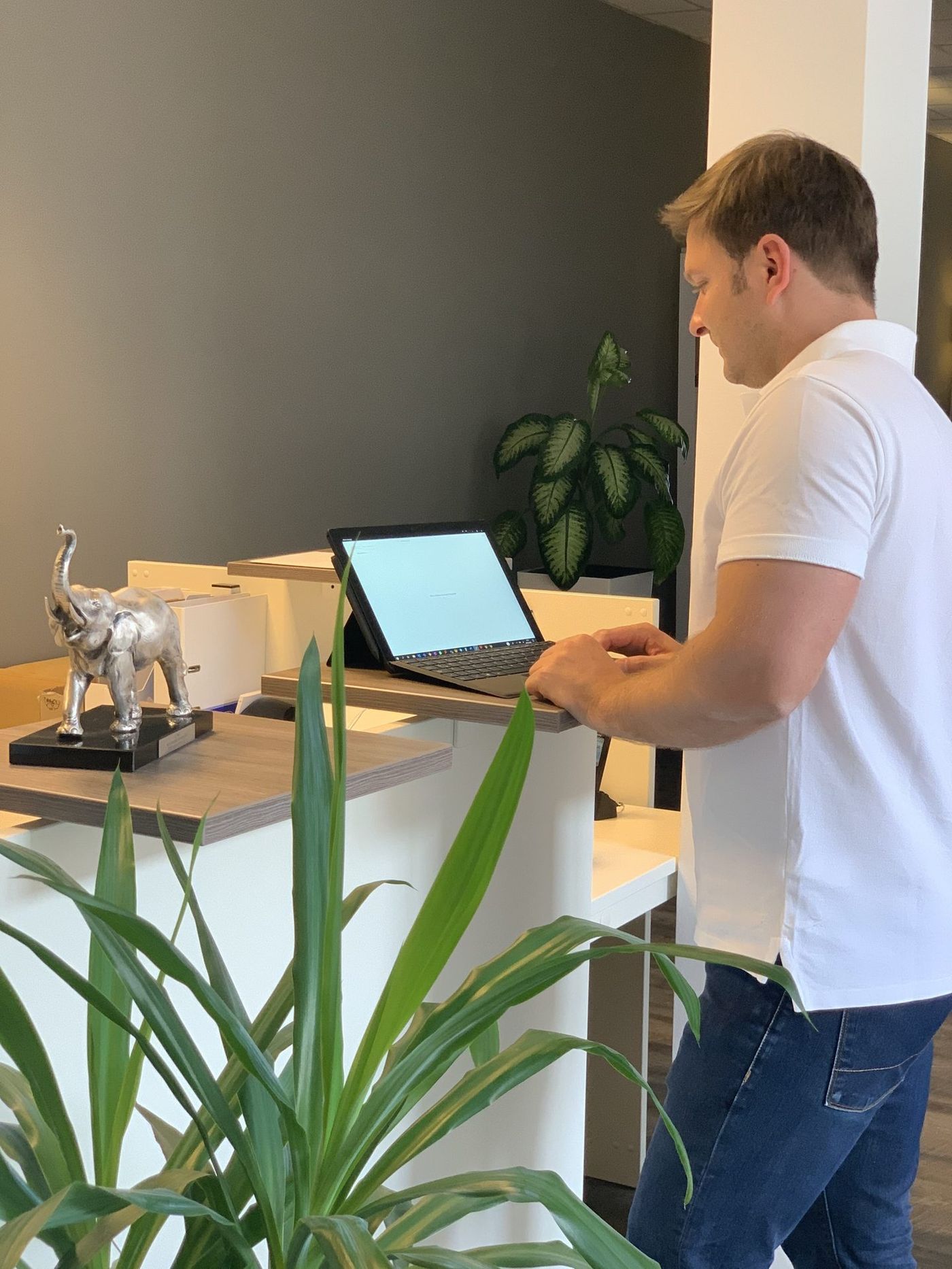 Kai Blobel im Büro